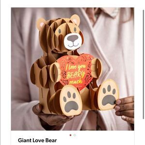 Giant Love Bear Pop-Up Card from Lovepop